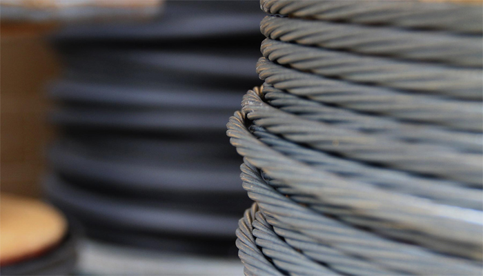 galvanized steel fiber rope 7*19
