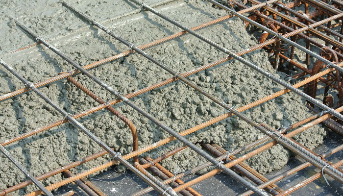 Concrete with fiber vs rebar 